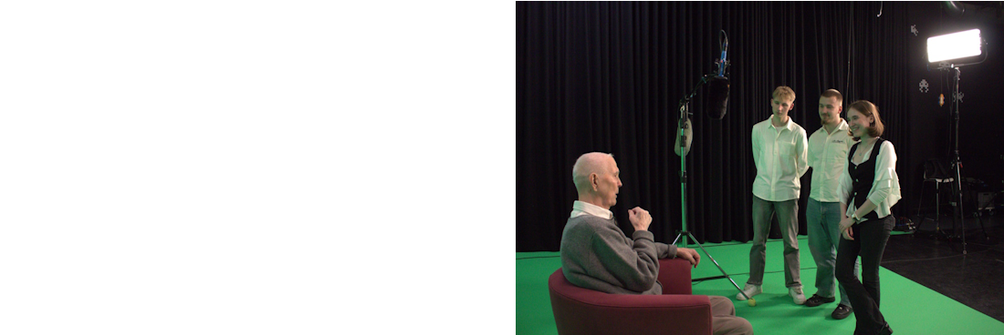 Zeitzeugeninterview in Hamburg für eine AR-Zeitzeugen-App der ARD